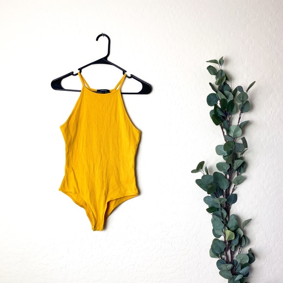 Ambiance Other - Ambiance Mustard Yellow Racerback Leotard